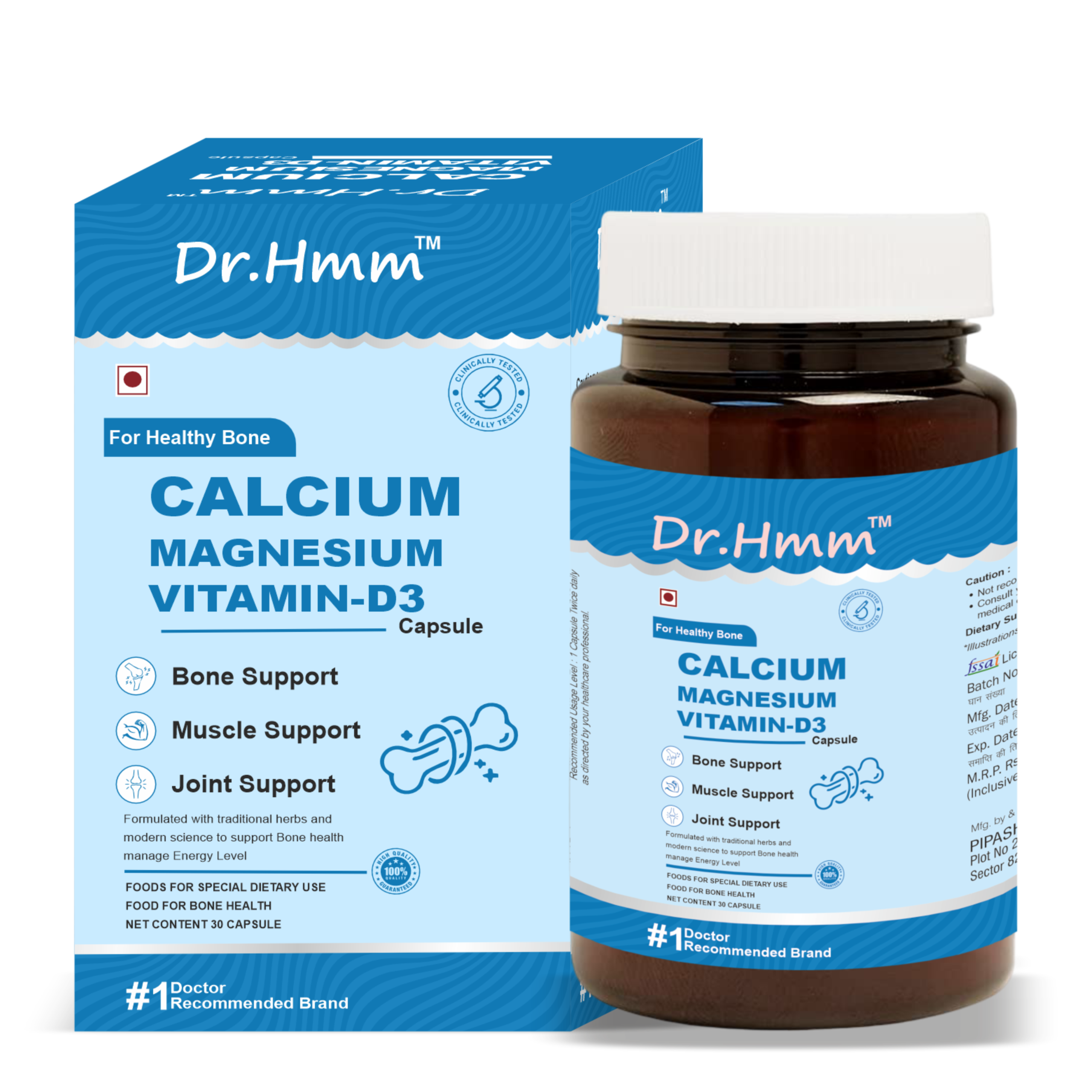 Calcium Magnesium Vitamin D3 & B12 Tablets